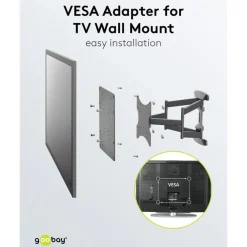 Kjell Tv Og Tilbehør|Adapter for veggfeste til TV