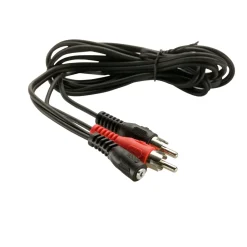 Kjell Lyd- & Videokabler|Adapterkabel 3,5 mm hunn til RCA 1,5 m