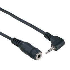 Kjell Lyd- & Videokabler|Adapterkabel 3,5 mm til 2,5 mm Vinklet