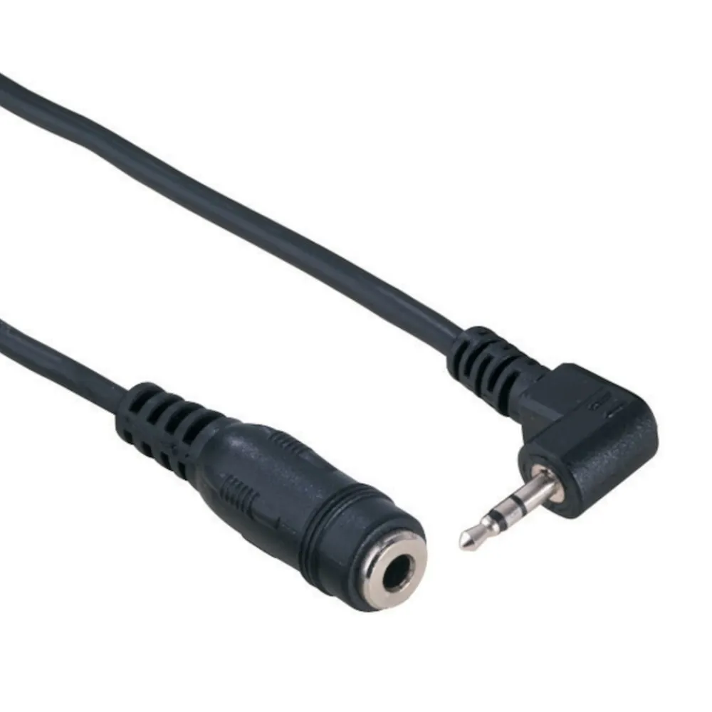 Kjell Lyd- & Videokabler|Adapterkabel 3,5 mm til 2,5 mm Vinklet