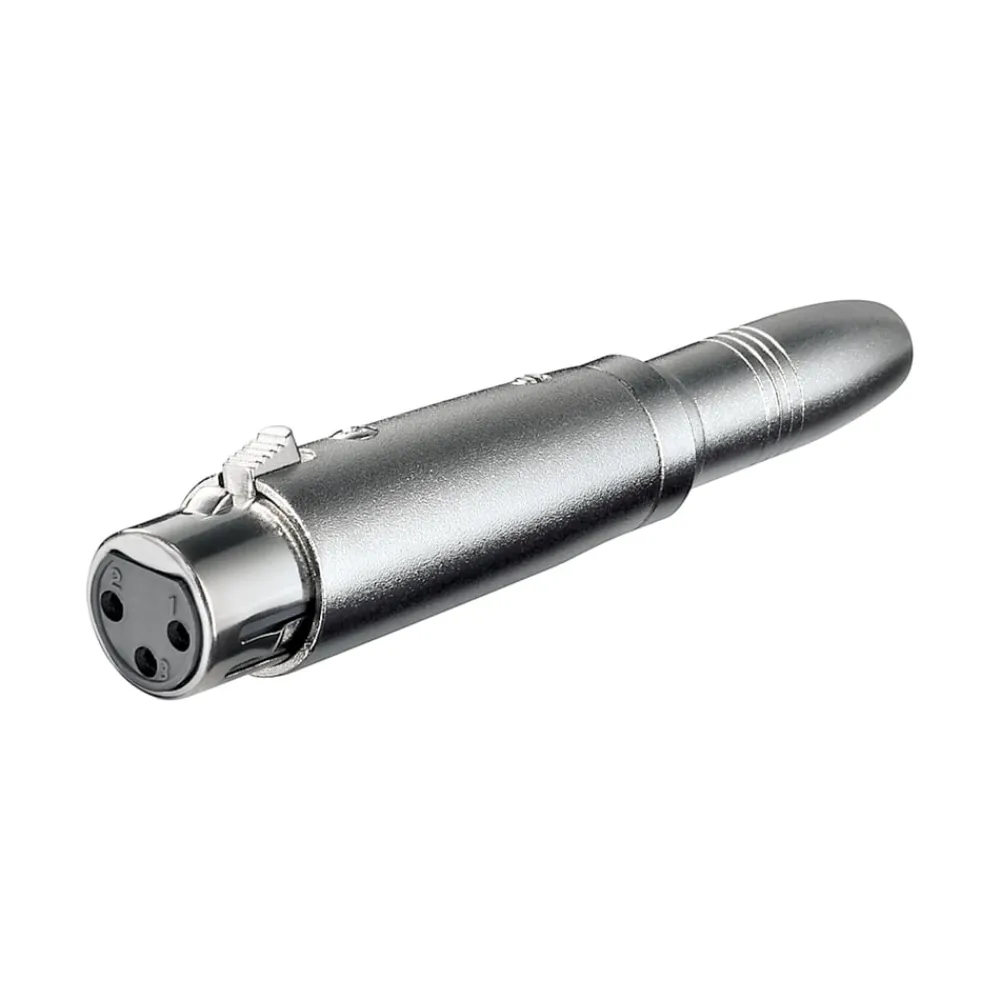 Kjell Lyd- & Videokabler|Adapter – XLR-hunn til 6,3 mm-hunn