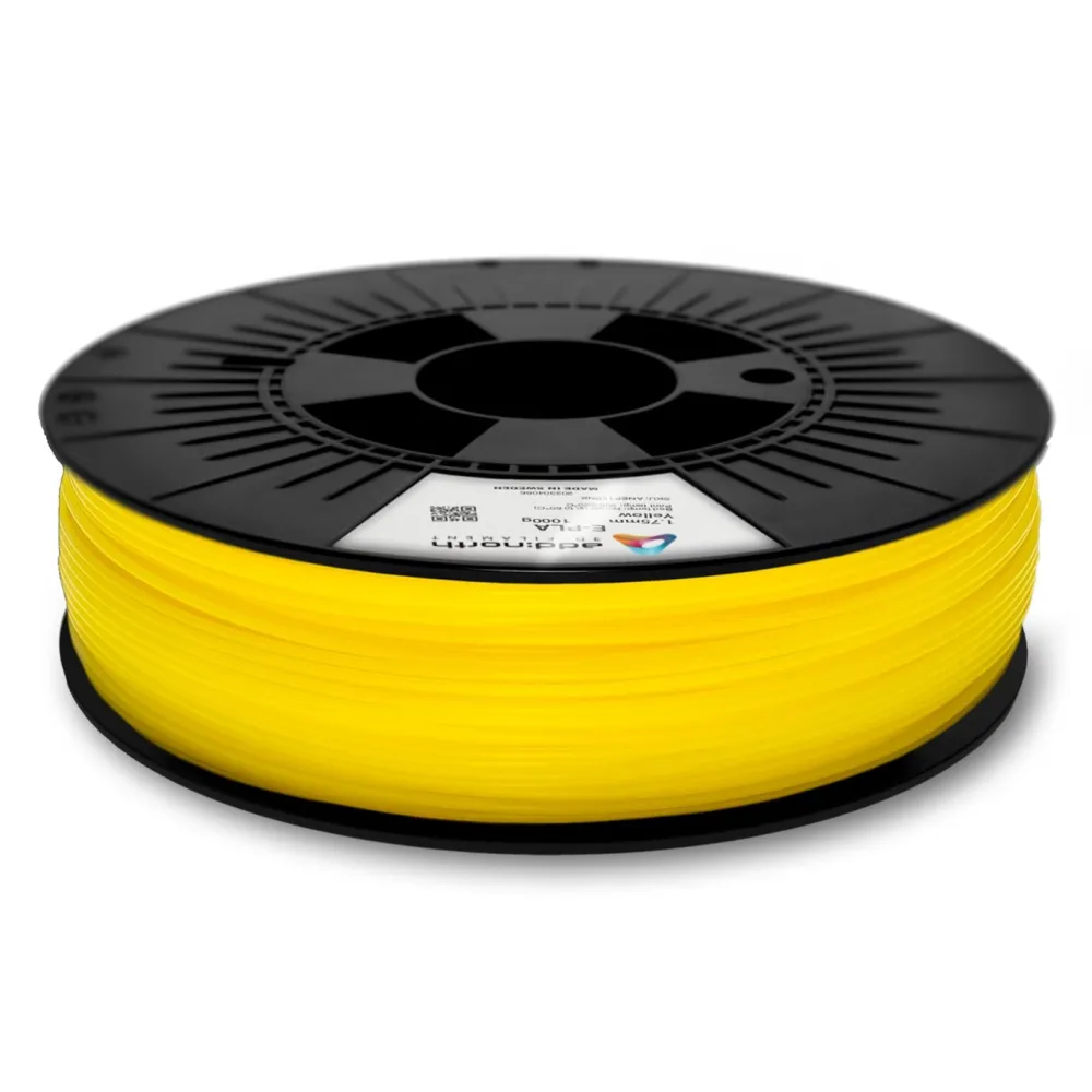 Addnorth 3D-Skriver|E-PLA filament 1,75 mm – 1 000 g Gul