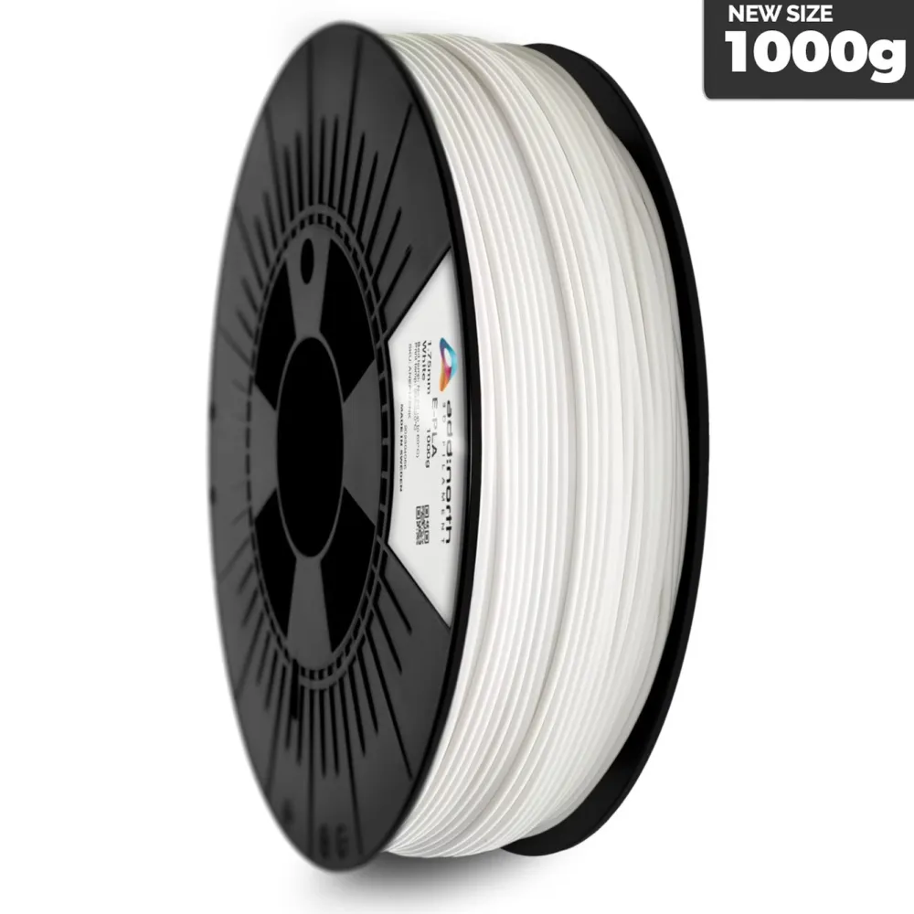 Addnorth 3D-Skriver|E-PLA-filament 1,75 mm 1000 g – Hvit