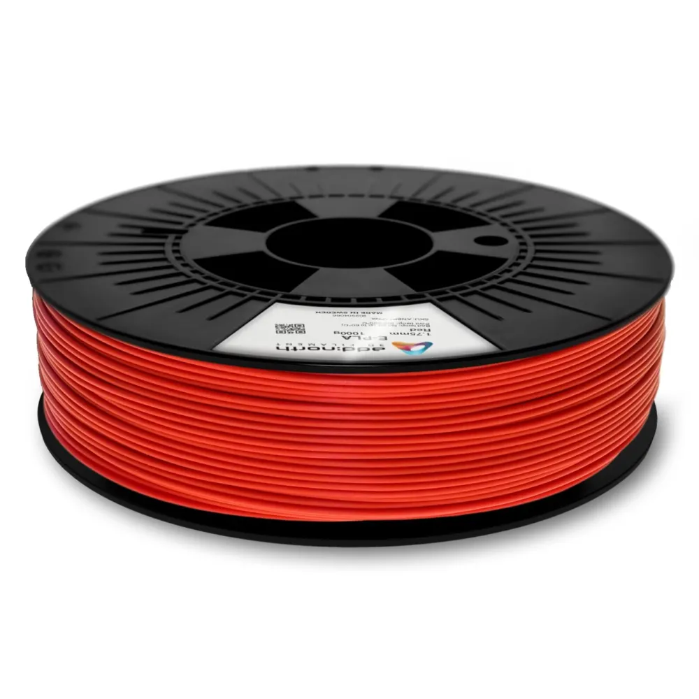 Addnorth 3D-Skriver|E-PLA-filament 1,75 mm 1000 g – Rød