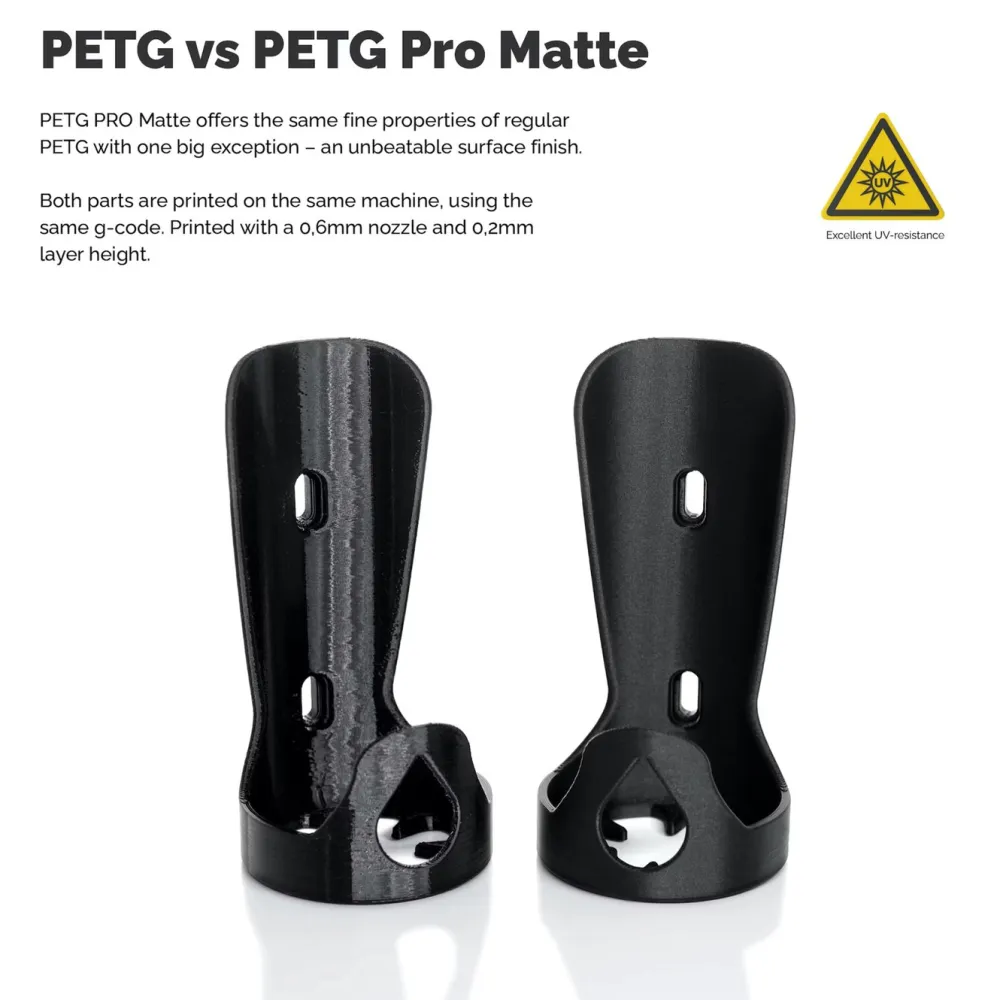 Addnorth 3D-Skriver|PETG Pro-filament for 3D-skriver Matte Black
