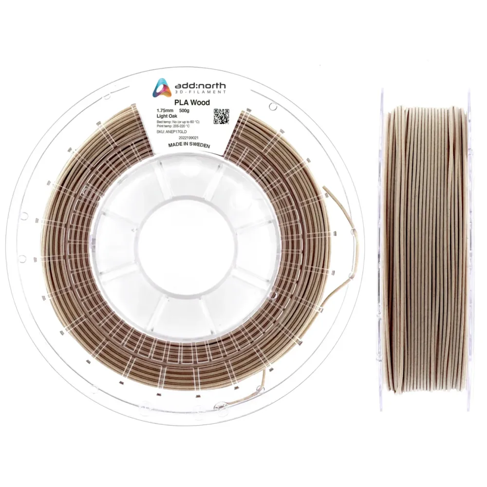 Addnorth 3D-Skriver|PLA Wood Light Oak