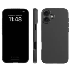 Agood company Iphone-Tilbehør|Plantebasert mobildeksel til iPhone 16 Plus - Svart