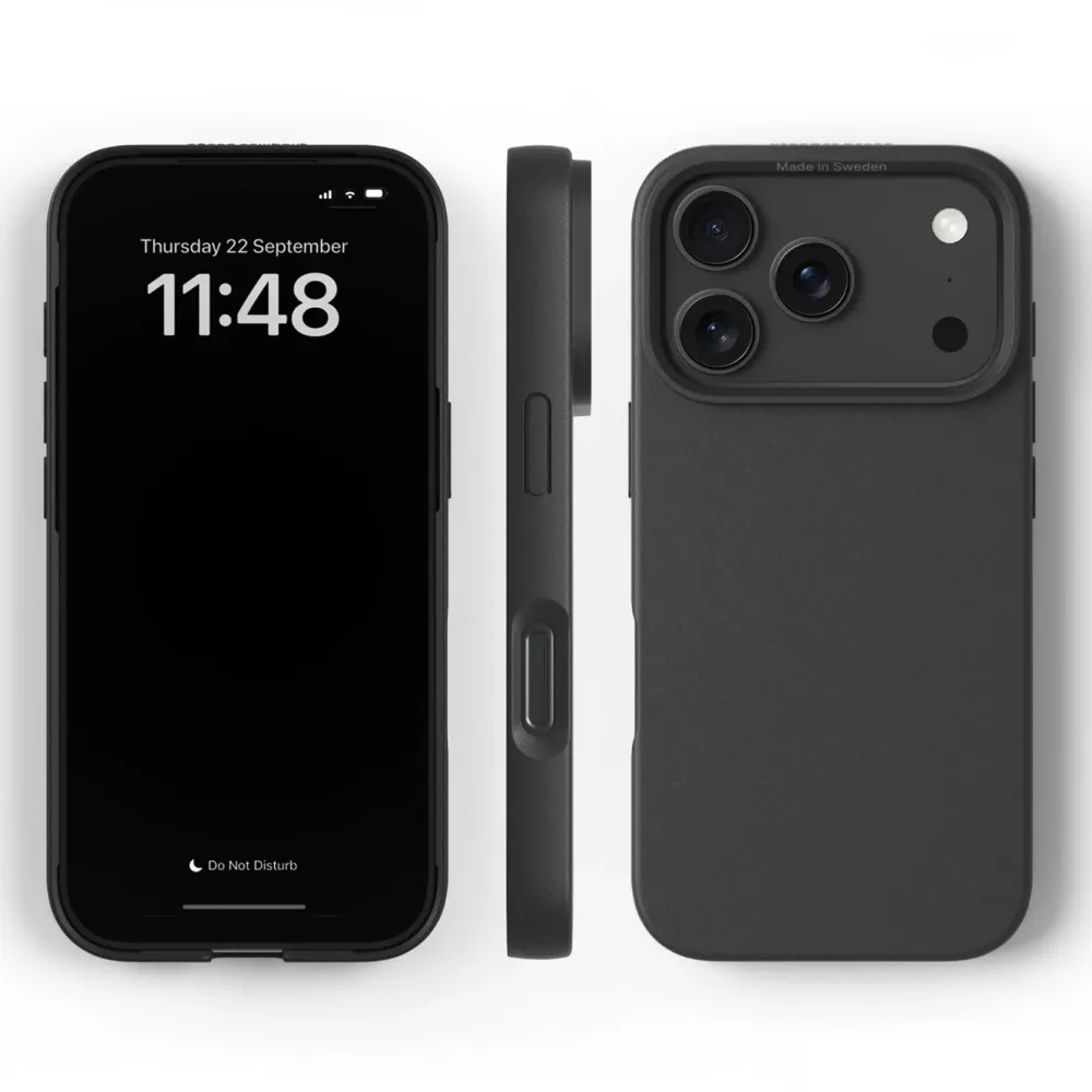 Agood company Iphone-Tilbehør|Plantebasert mobildeksel for iPhone 17 Pro Svart