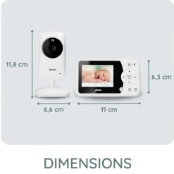 Alecto Barn Og Baby|Videobabyvakt med 2,4-tommers fargeskjerm