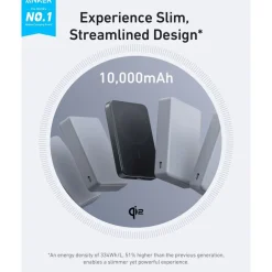 Anker Mobiltelefonladere|MagGo Powerbank Slim 10000mah
