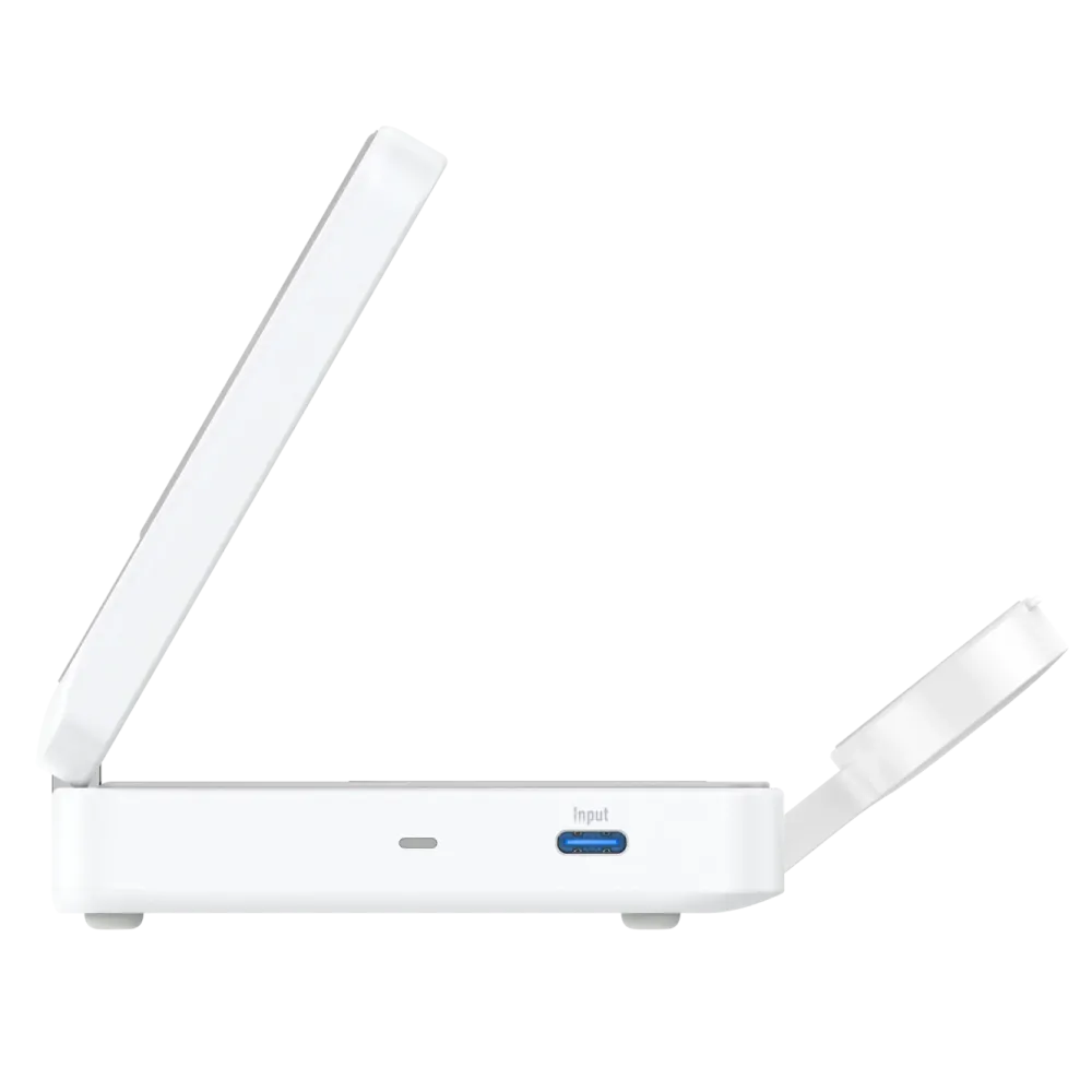 Anker Iphone-Tilbehør|Hjemmekontor|MagGo Trådløs og sammenleggbar 3-i-1-ladestasjon