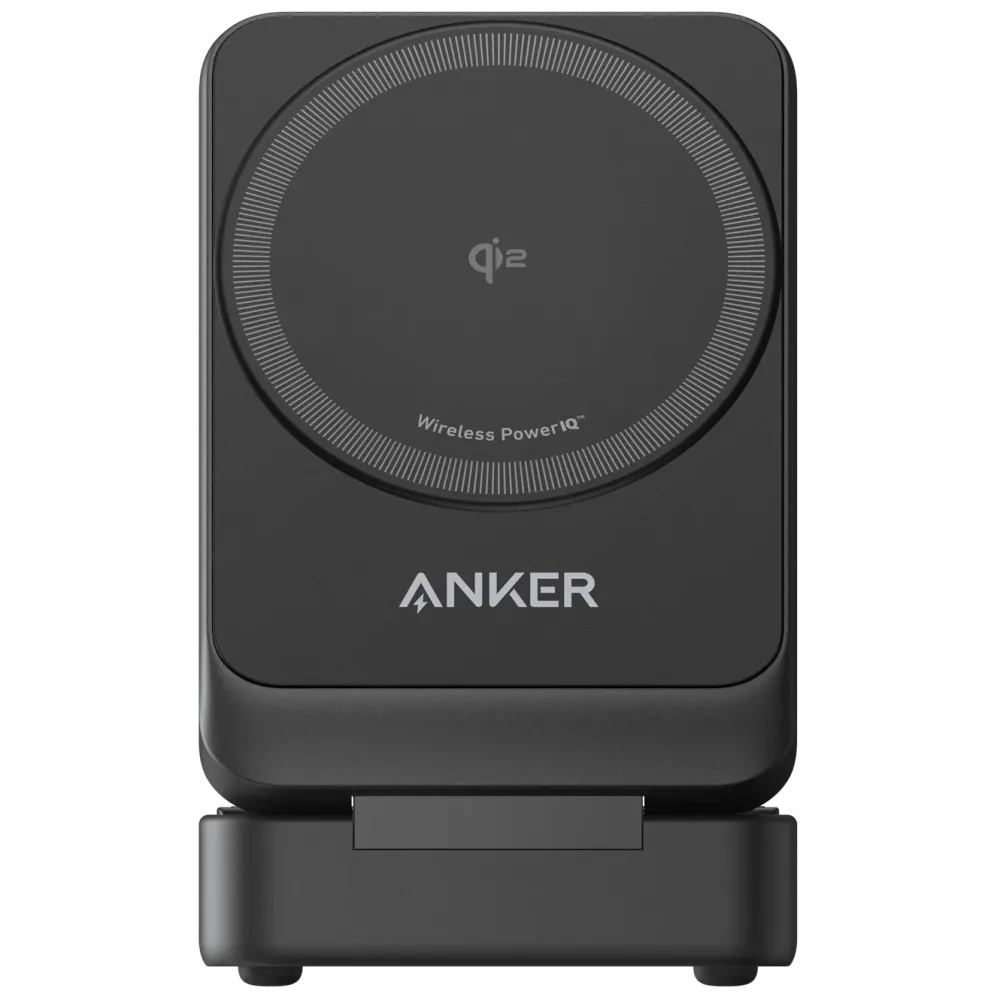 Anker Iphone-Tilbehør|Hjemmekontor|MagGo Trådløs og sammenleggbar 3-i-1-ladestasjon