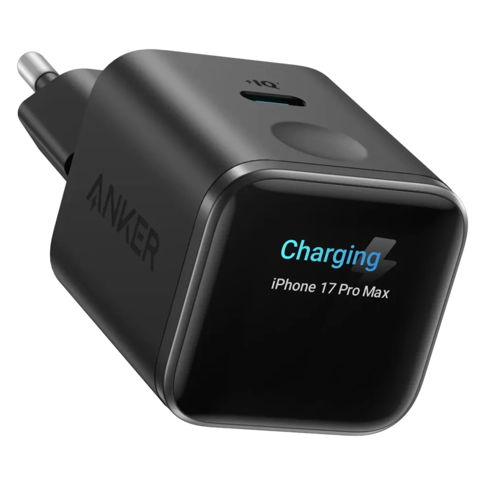 Anker Mobiltelefonladere|Nano Charger 45 W USB-C-lader med smart display