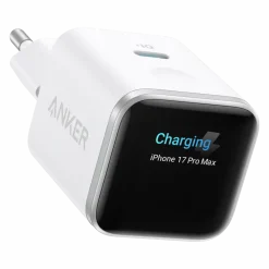 Anker Mobiltelefonladere|Nano Charger 45 W USB-C-lader med smart display