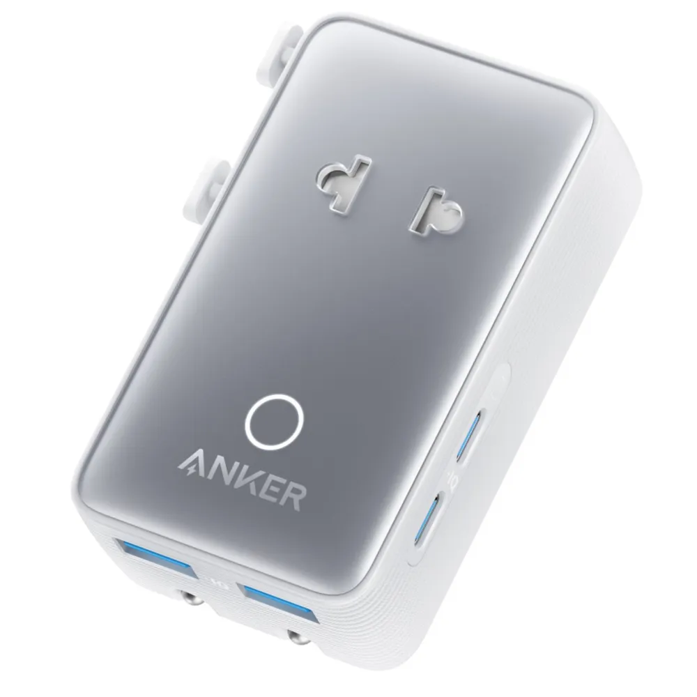 Anker Reiseeffekter|Overfallsalarm|Nano Travel Adapter 5-i-1-reiseadapter (20 W) Hvit