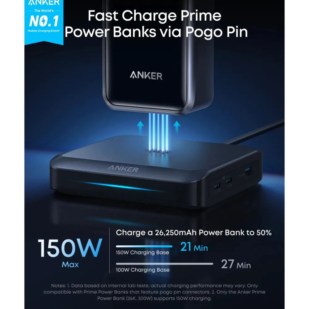 Anker Kalkulator|Makuleringsmaskiner|Prime Charging Base 150 W