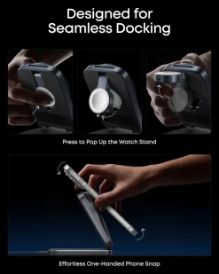 Anker Kalkulator|Makuleringsmaskiner|Prime Foldable trådløs ladestasjon 3-i-1 MagGo
