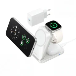 Anker Hjemmekontor|Mobiltelefonladere|Prime Foldable trådløs ladestasjon 3-i-1 MagGo