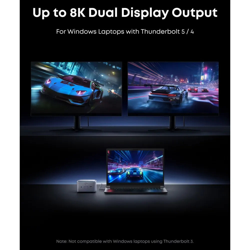 Anker Tilbehør Til Bærbar Pc|Thunderbolt 5 Dokkingstasjon