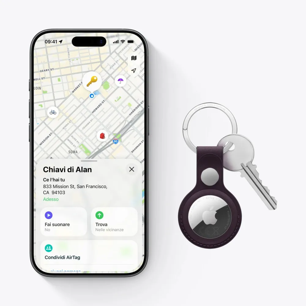 Apple Gps|Iphone-Tilbehør|AirTag 2. gen. 4-pack