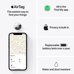 Apple Gps|Iphone-Tilbehør|AirTag 1-pk.