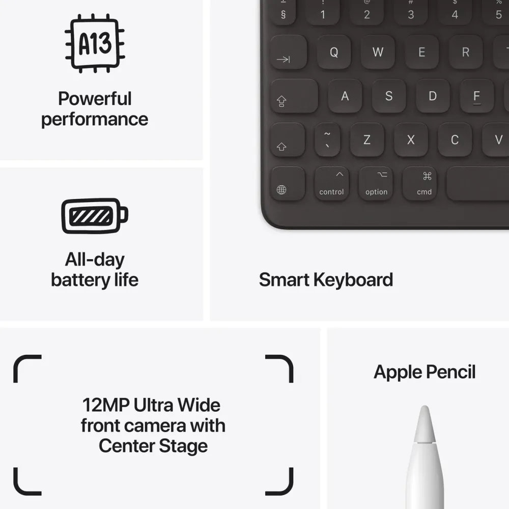 Apple Ipad Og Tilbehør|iPad (9:e gen.) 256 GB Wifi Space Gray