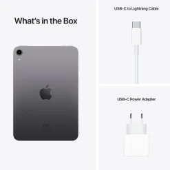 Apple Ipad Og Tilbehør|iPad mini (6:e gen.) 64 GB Wifi Stellargrå