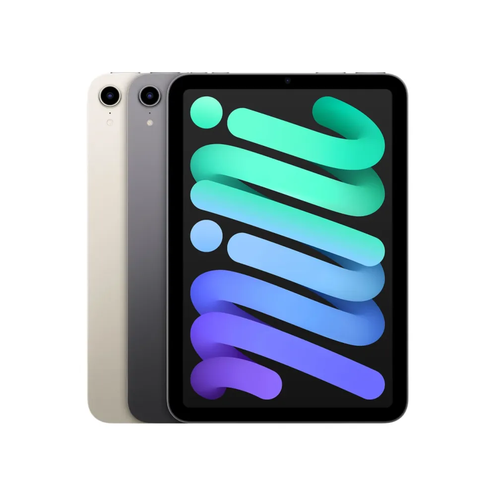 Apple Ipad Og Tilbehør|iPad mini (6:e gen.) 64 GB Wifi Stellargrå