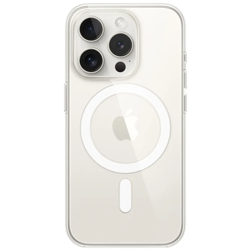 Apple Iphone-Tilbehør|Klart deksel med MagSafe til iPhone 15 Pro