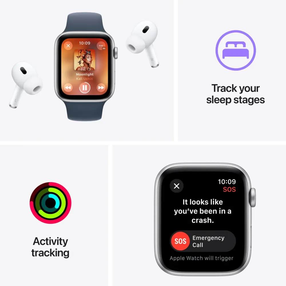 Apple Smartklokker Og Ringer|Watch SE GPS + Cellular 44 mm Starlight S/M