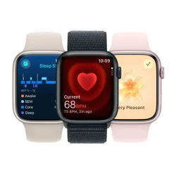 Apple Smartklokker Og Ringer|Watch Series 9 GPS + Cellular 45 mm Silver M/L