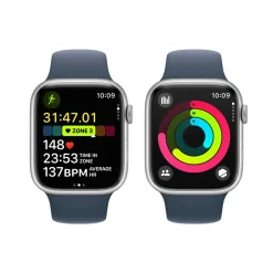 Apple Smartklokker Og Ringer|Watch Series 9 GPS + Cellular 45 mm Silver M/L