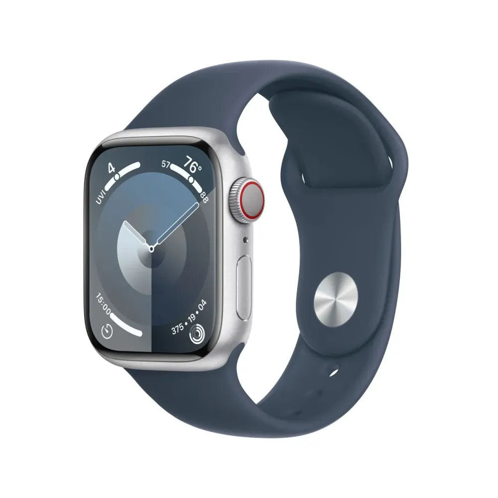 Apple Smartklokker Og Ringer|Watch Series 9 GPS + Cellular 41 mm Silver M/L