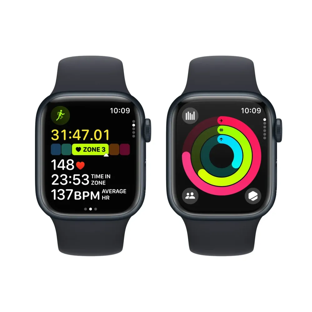 Apple Smartklokker Og Ringer|Watch Series 9 GPS 41 mm Midnight S/M