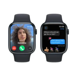 Apple Smartklokker Og Ringer|Watch Series 9 GPS 45 mm Midnight M/L