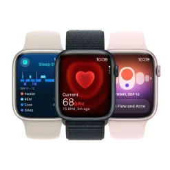 Apple Smartklokker Og Ringer|Watch Series 9 GPS 45 mm Silver S/M