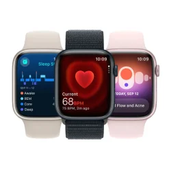 Apple Smartklokker Og Ringer|Watch Series 9 GPS 45 mm Silver M/L
