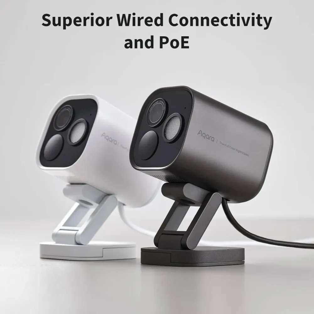 Aqara Kameraovervåking|Camera Hub G5 Pro (PoE) – Overvåkingskamera med innebygd smarthub