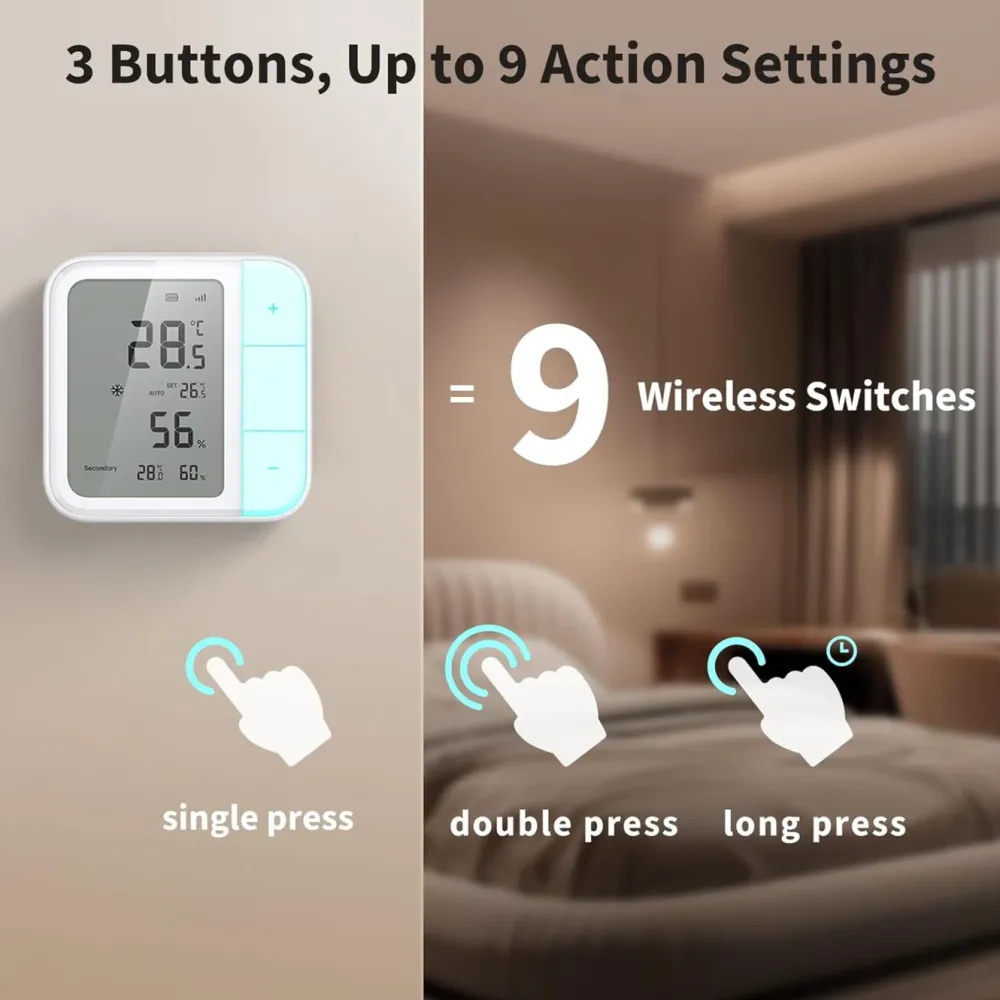Aqara Smarte Alarmer|Smarte Sensorer|Climate Sensor W100 Hvit
