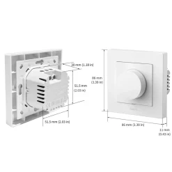 Aqara Fjernstrømbryter|Dimmer Switch H2 EU – smart dimmer med dreieknapp