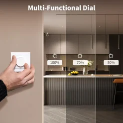 Aqara Fjernstrømbryter|Dimmer Switch H2 EU – smart dimmer med dreieknapp
