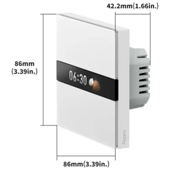 Aqara Fjernstrømbryter|Display Switch V1 EU Hvit
