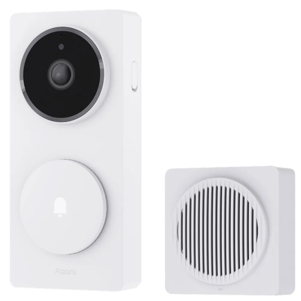 Aqara Smart Dørklokke|Smart Dørklokke|Doorbell Camera Hub G410 - smart dørklokke med hub