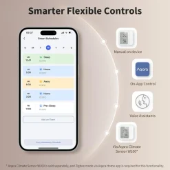 Aqara Temperaturkontroll|Floor Heating Thermostat W500 Hvit