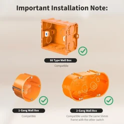 Aqara Fjernstrømbryter|Light Light Switch H2 EU – smart lysbryter med 1 kanal - Hvit