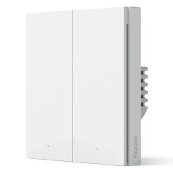 Aqara Fjernstrømbryter|Smart Wall Switch H1 Dobbel med nøytralleder