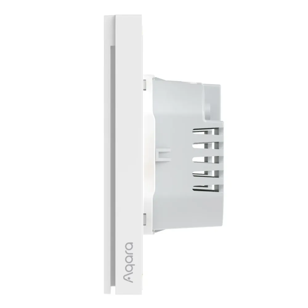 Aqara Fjernstrømbryter|Smart Wall Switch H1 Dobbel med nøytralleder