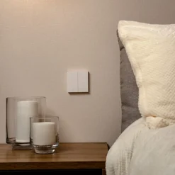 Aqara Fjernstrømbryter|Smart Wall Switch H1 Dobbel uten nøytralleder