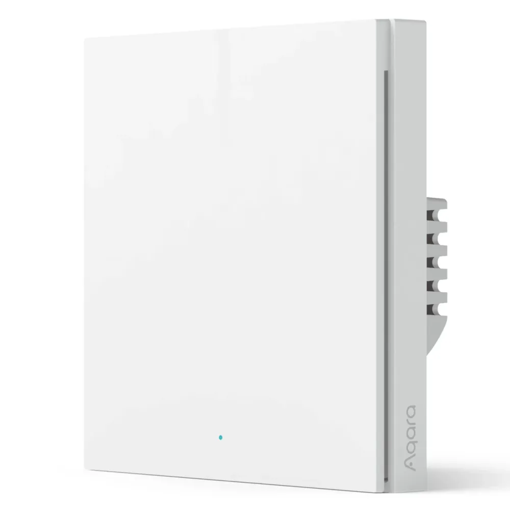 Aqara Fjernstrømbryter|Smart Wall Switch H1 Singel med nøytralleder