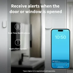 Aqara Smarte Alarmer|Smarte Sensorer|T1 Magnetkontakt for vindu og dør